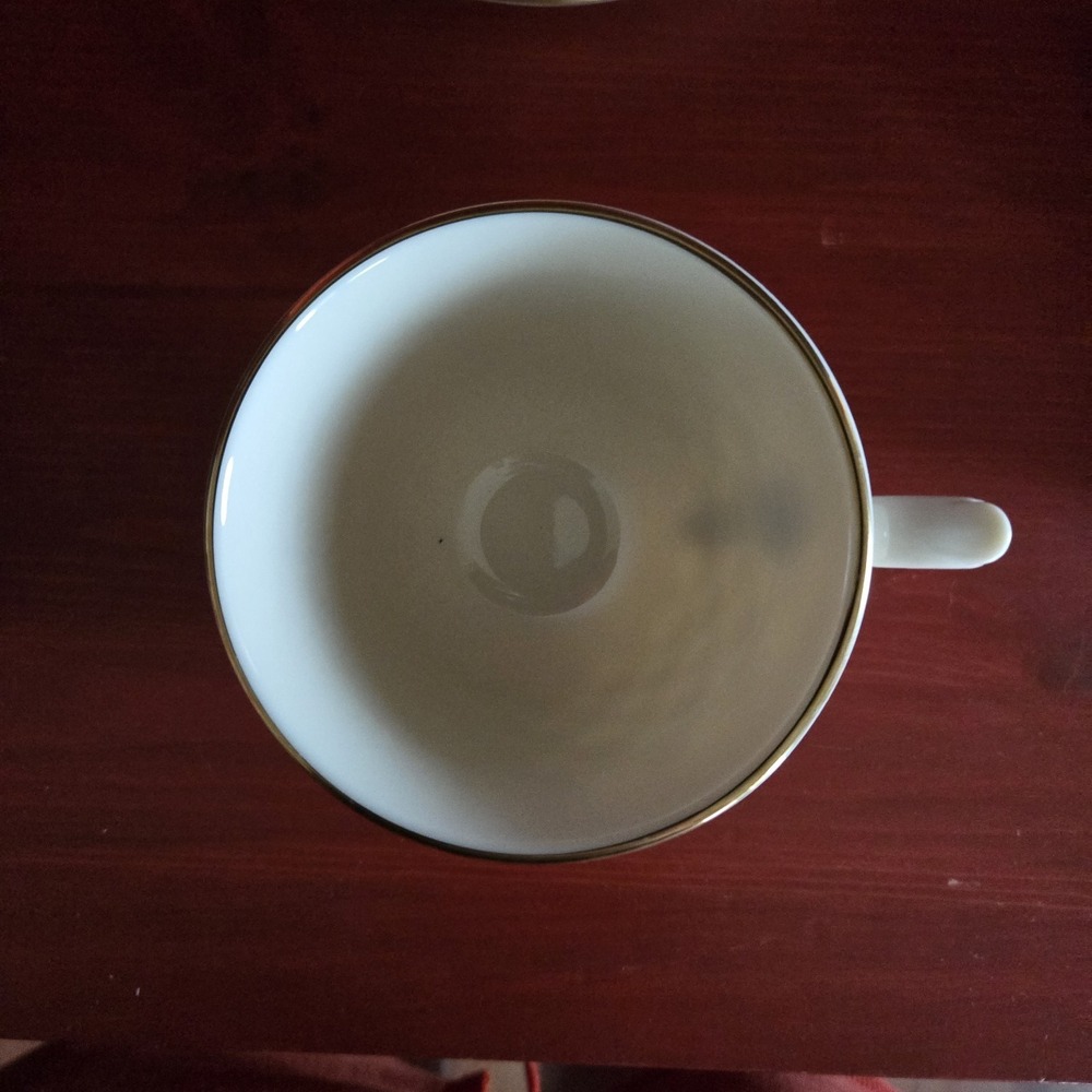 Lennox Jacquard Gold‎ Cup And Saucer - Picture 9 of 10